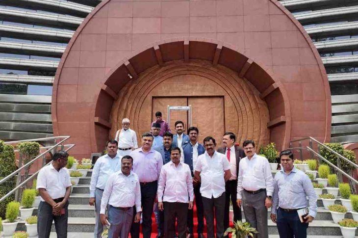 Ambedkar Memorial Statue Work in Full Swing: Assembly Deputy Speaker Anna Bansode Reviews Progress.