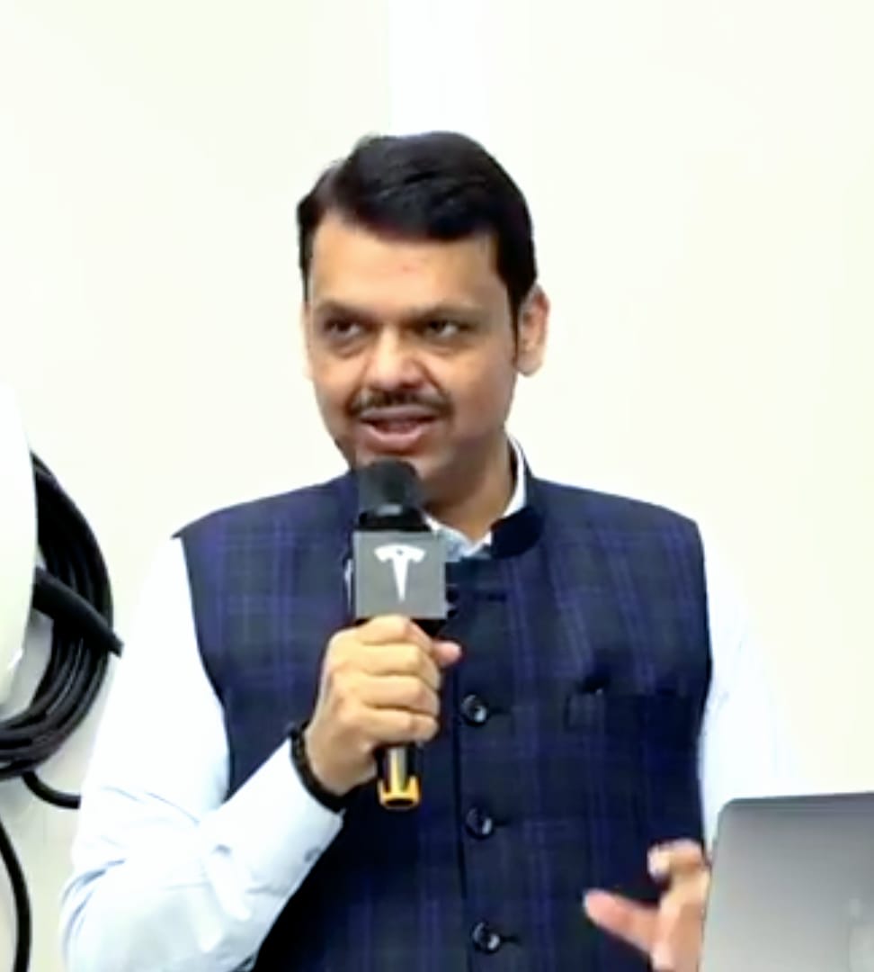 Tesla Officially Enters India With Mumbai Launch; Maharashtra To Lead EV Manufacturing, Says Fadnavis 1 Tesla Officially Enters India With Mumbai Launch; Maharashtra To Lead EV Manufacturing, Says Fadnavis